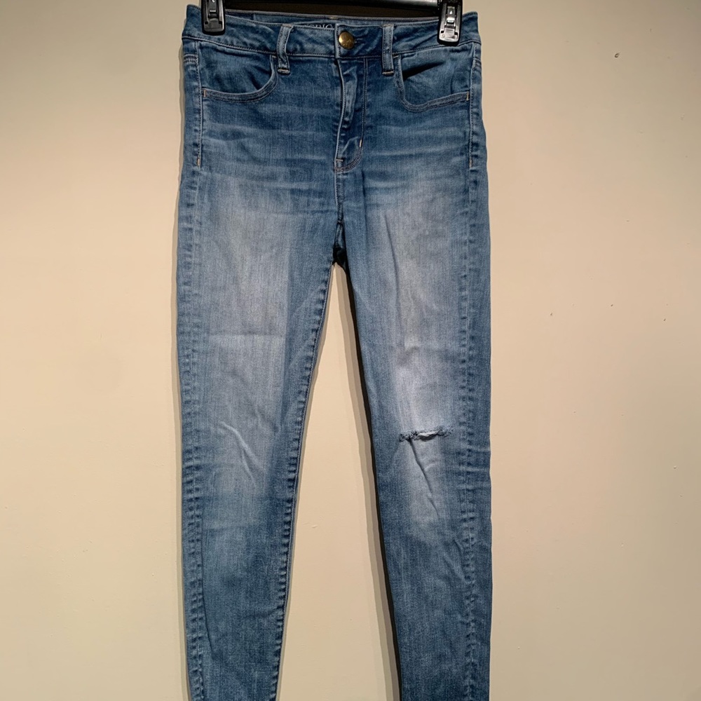 American Eagle Ripped Skinny Jeans